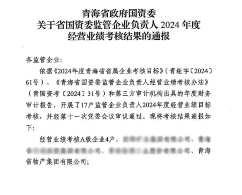 喜報！省物產(chǎn)集團榮獲經(jīng)營業(yè)績考核A級